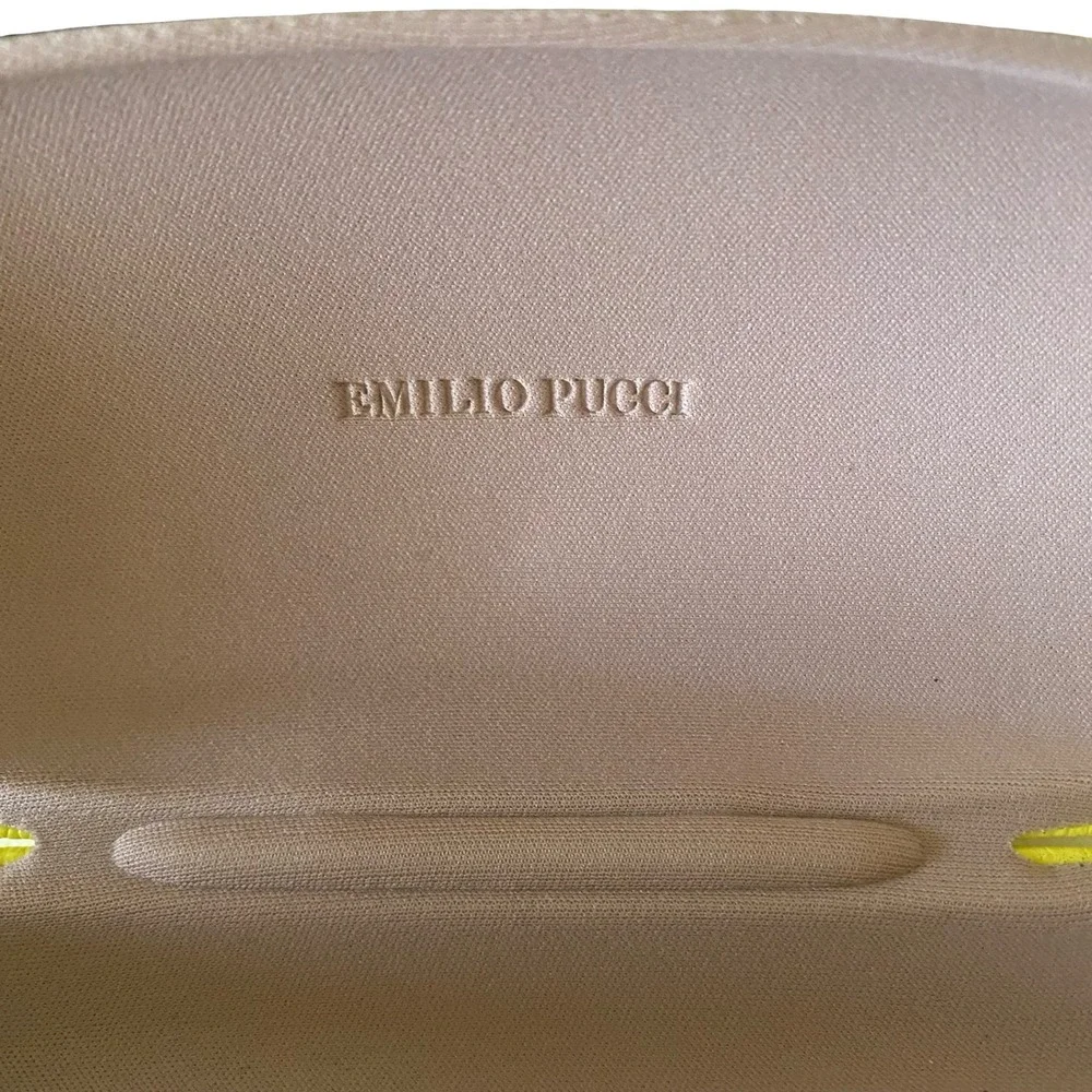 Emilio Pucci EP 111 Cat Eye Sunglasses Brown Grey Blue Gradient‎ Made in Italy